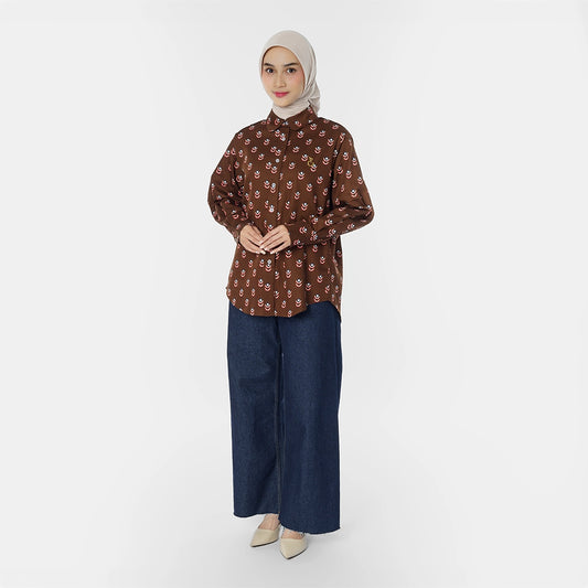 Athaya Top Reddish Brown