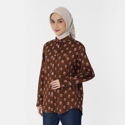 Athaya Top Reddish Brown