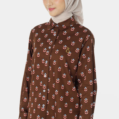 Athaya Top Reddish Brown