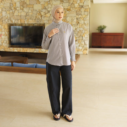 Athaya Top Stripe Black