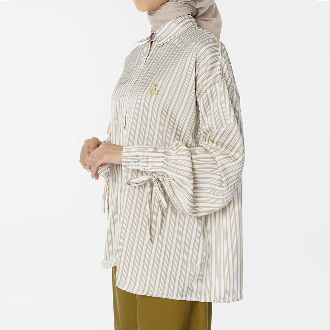 Atyra Top Stripe Creme