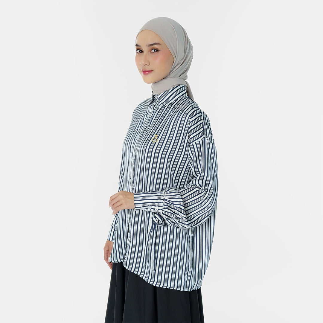 Atyra Top Stripe Navy