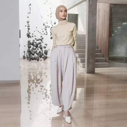 Nafa Turtle Neck Beige Sand