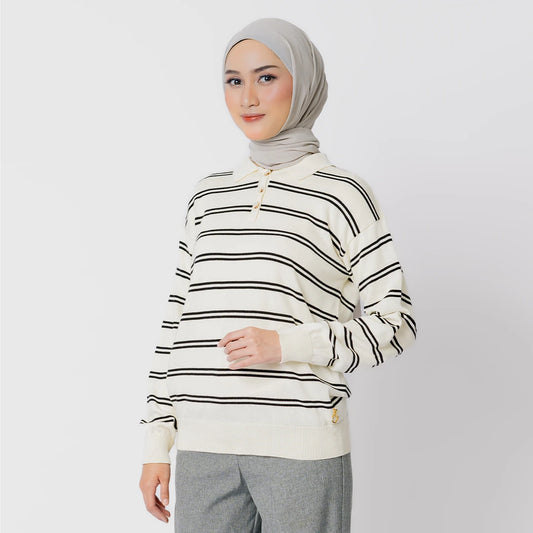 Camille Knitt Broken White