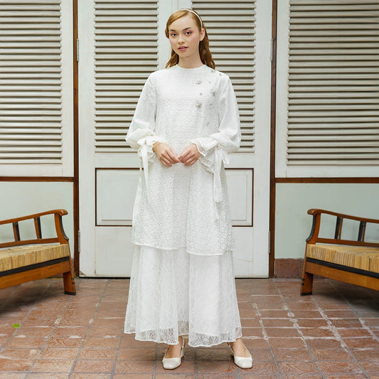 Celia Dress Broken White