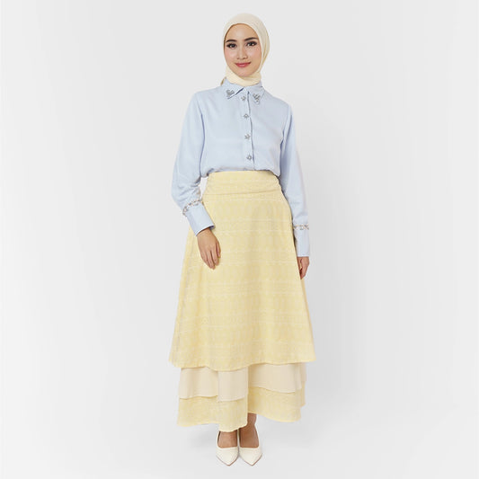 Daisy Skirt Pale Yellow