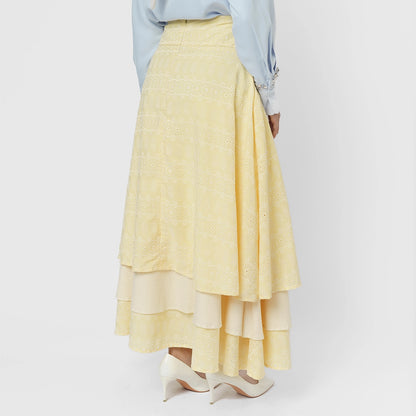 Daisy Skirt Pale Yellow