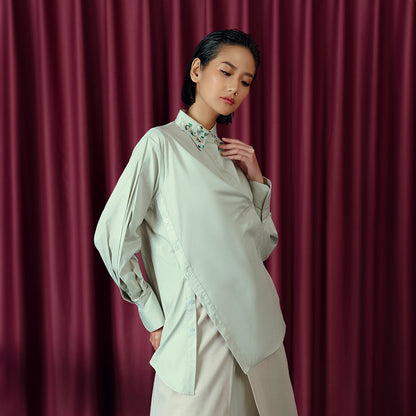 Devira Top Eucalyptus Green