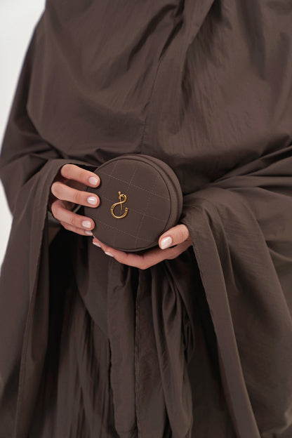 Glennys Mukena Prayer Set Dark Brown