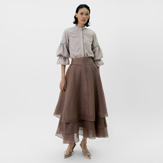 Diandra Skirt Cinnamon Brown