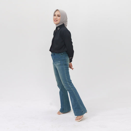 Donna Pants Blue