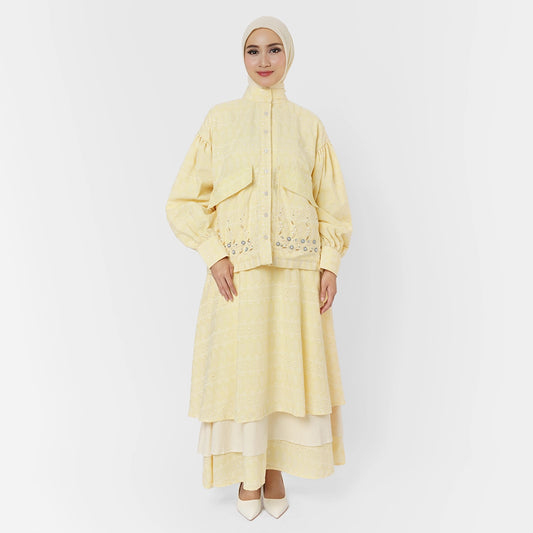 Elvyra Top Pale Yellow