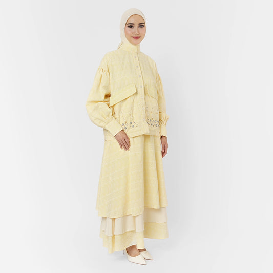 Elvyra Top Pale Yellow