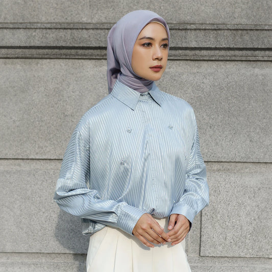 Emma Top Ash Blue