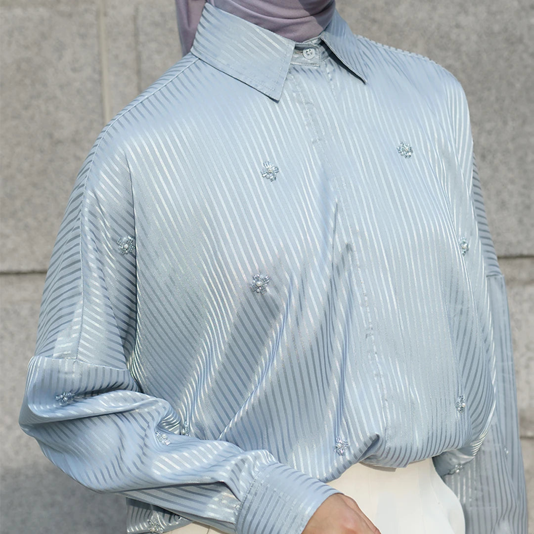 Emma Top Ash Blue