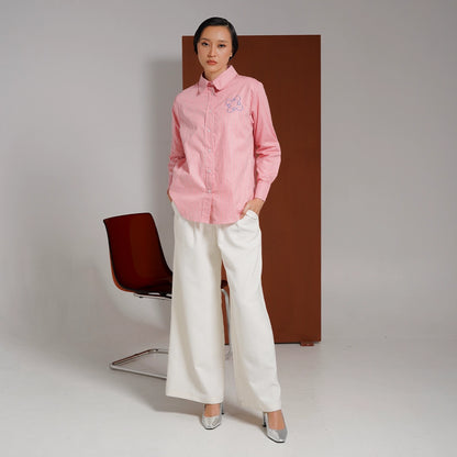 Finqya Top Stripe Flamingo