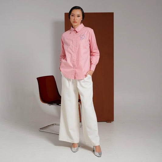 Finqya Top Stripe Flamingo