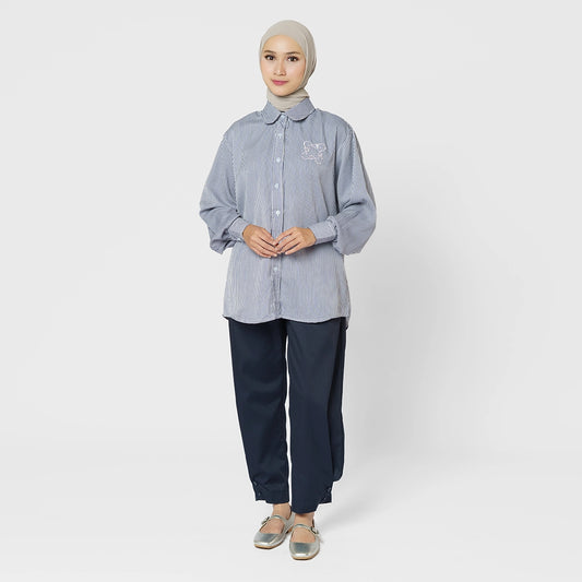 Finqya Top Stripe Indigo