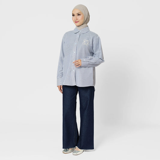Finqya Top Stripe Iris