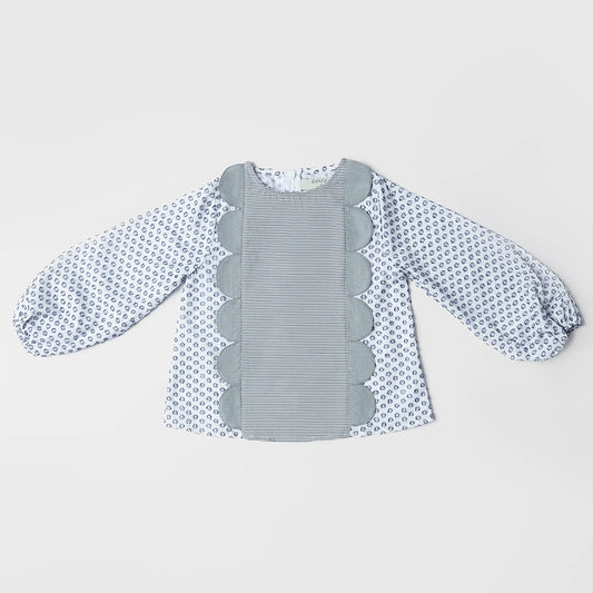 Renza Top Blue