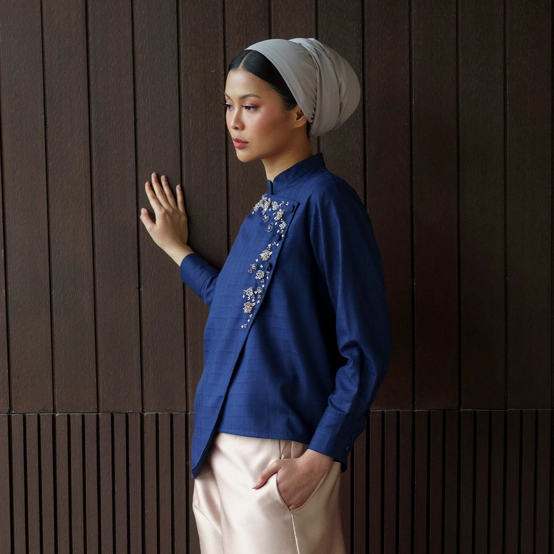 Glara Top Navy