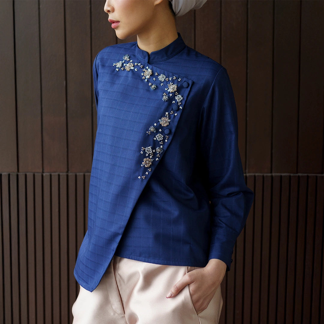 Glara Top Navy