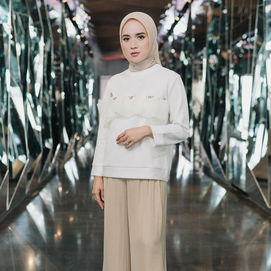 Hafly Top Broken White