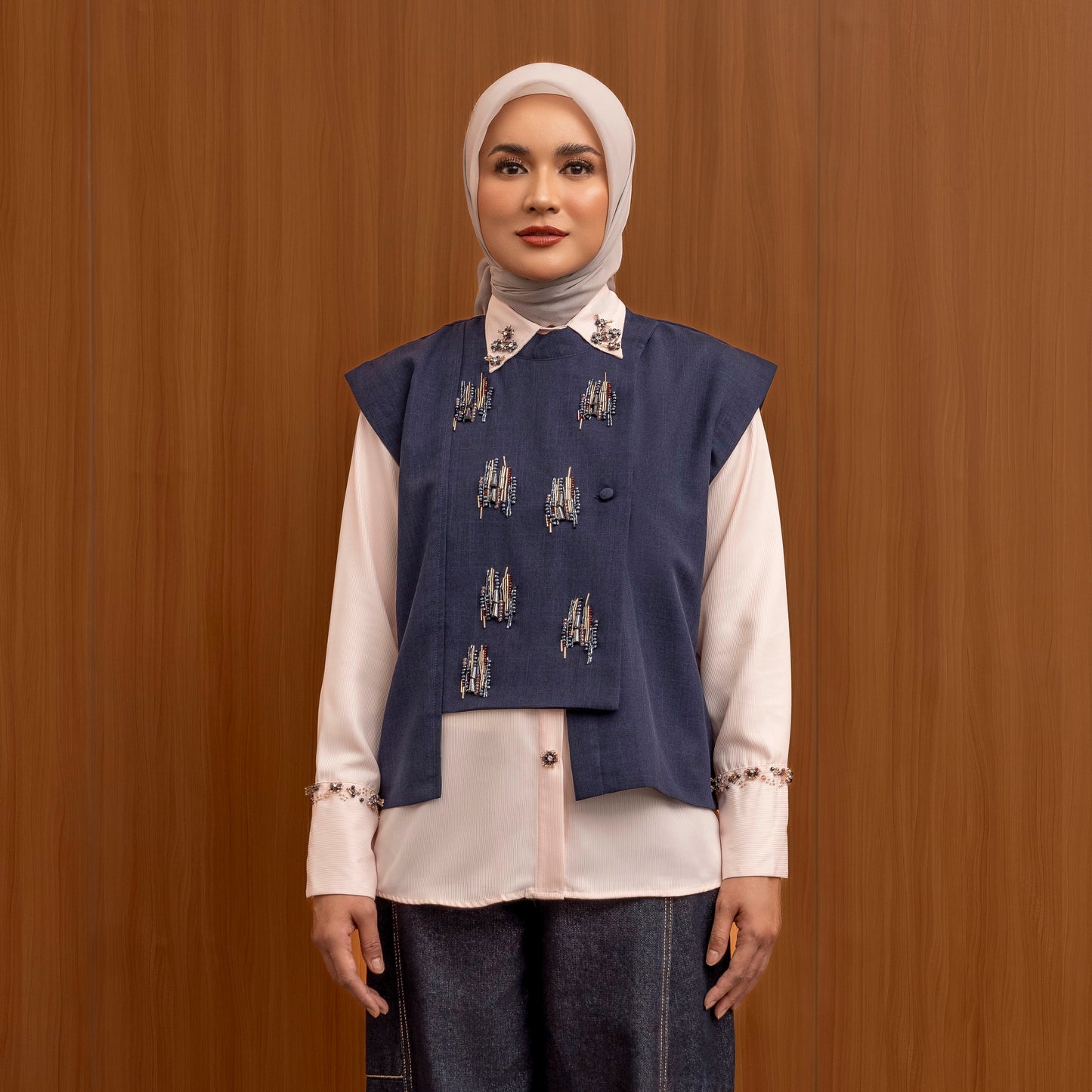Elvara Vest Navy