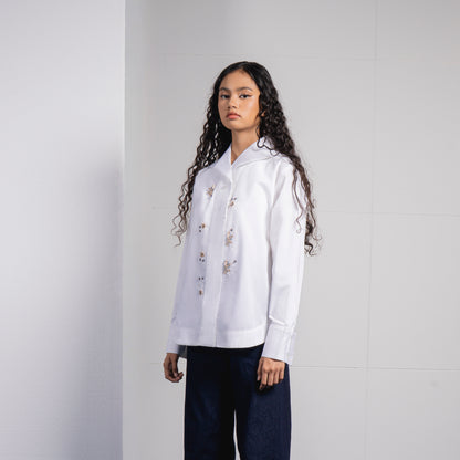 Laren top Broken White