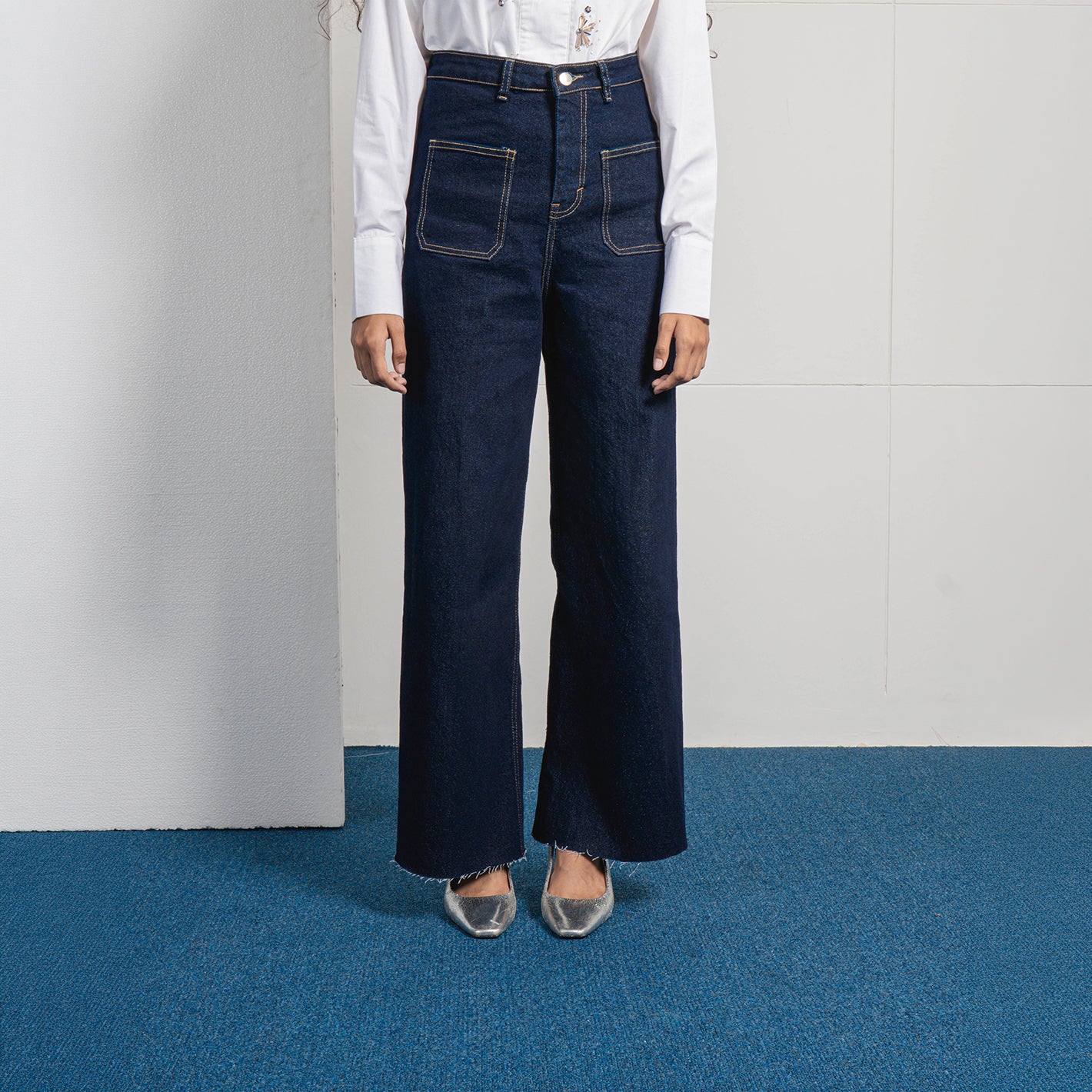 Solyn Pants Dark Denim