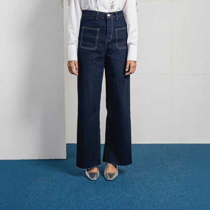 Solyn Pants Dark Denim