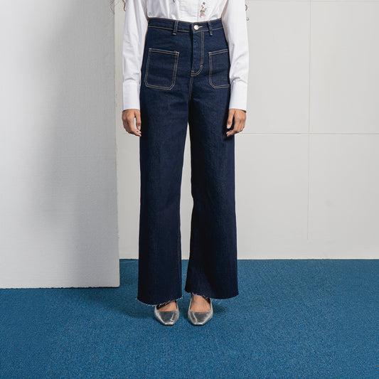 Solyn Pants Dark Denim