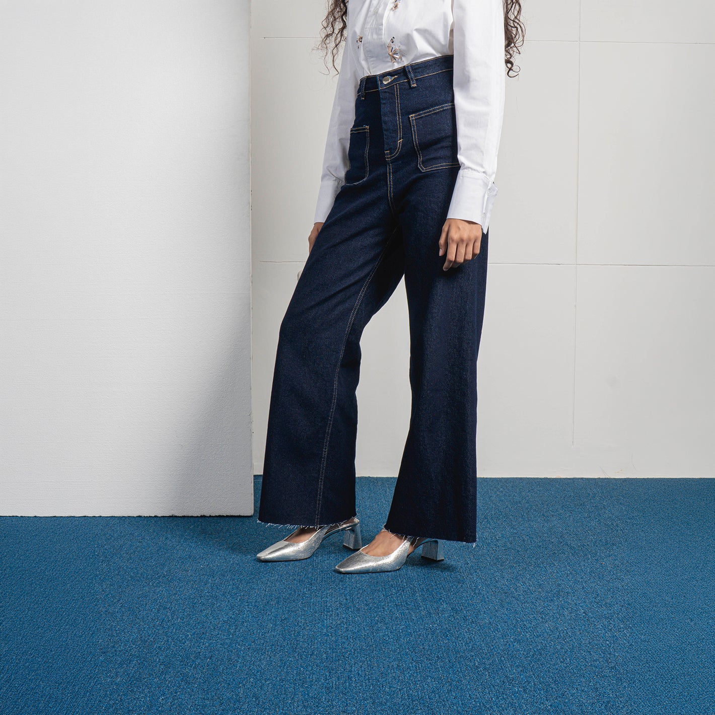 Solyn Pants Dark Denim
