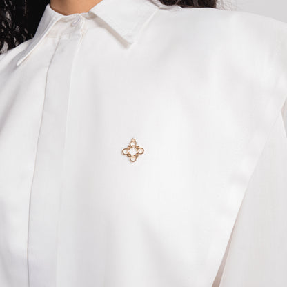 Glea Top Broken White