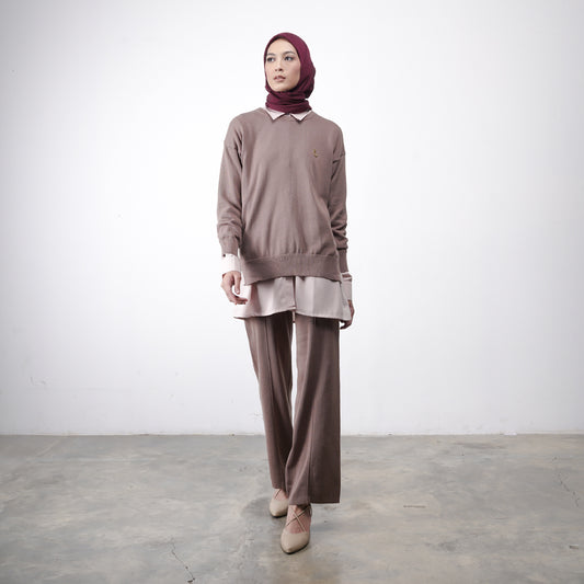 Kalea Sweater Dark Mocca