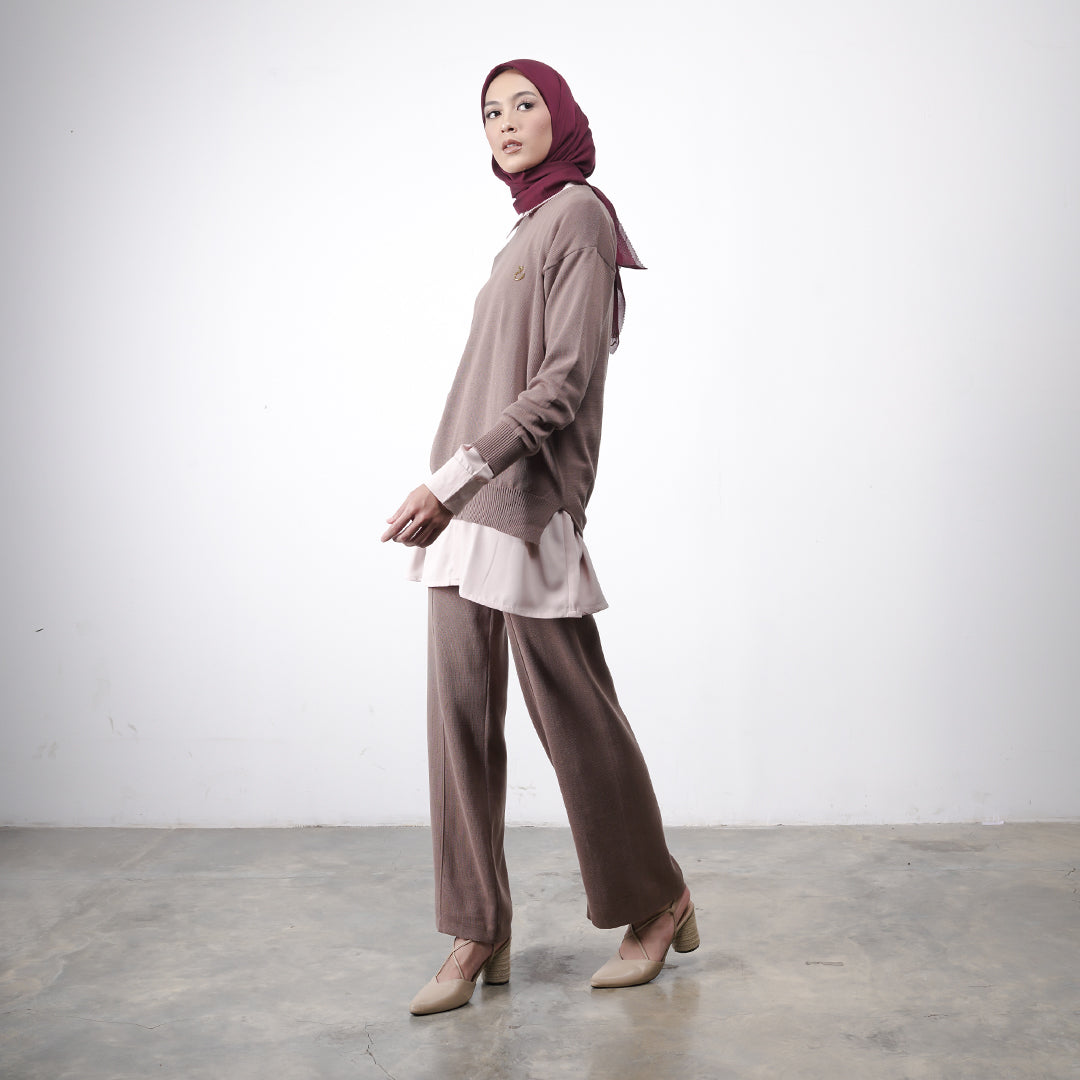 Kalea Sweater Dark Mocca