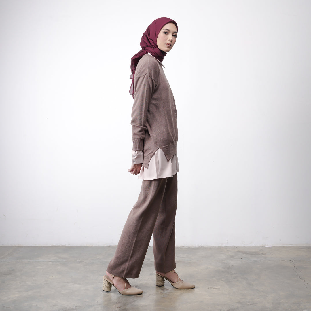 Kalea Sweater Dark Mocca