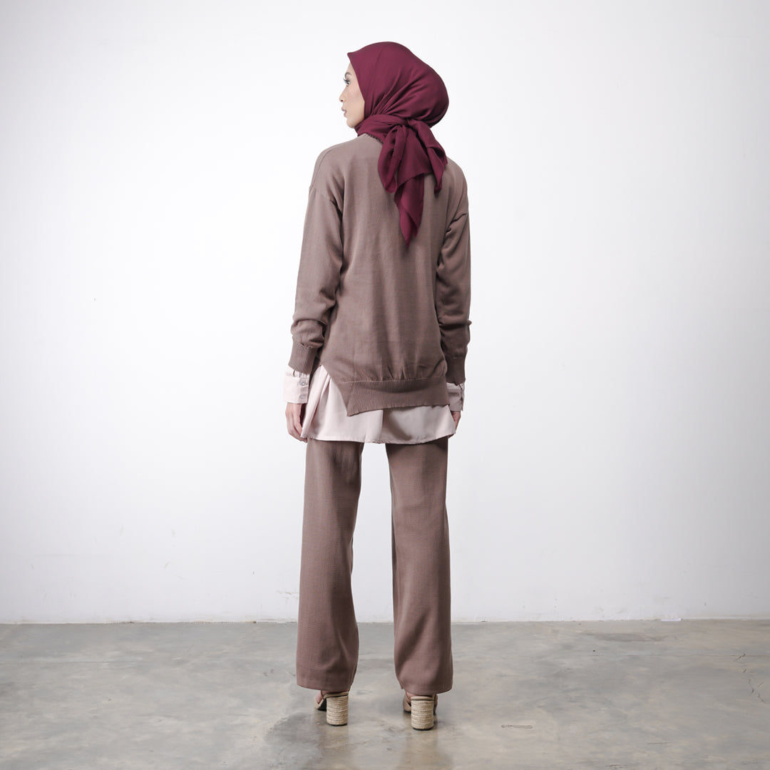Kalea Sweater Dark Mocca