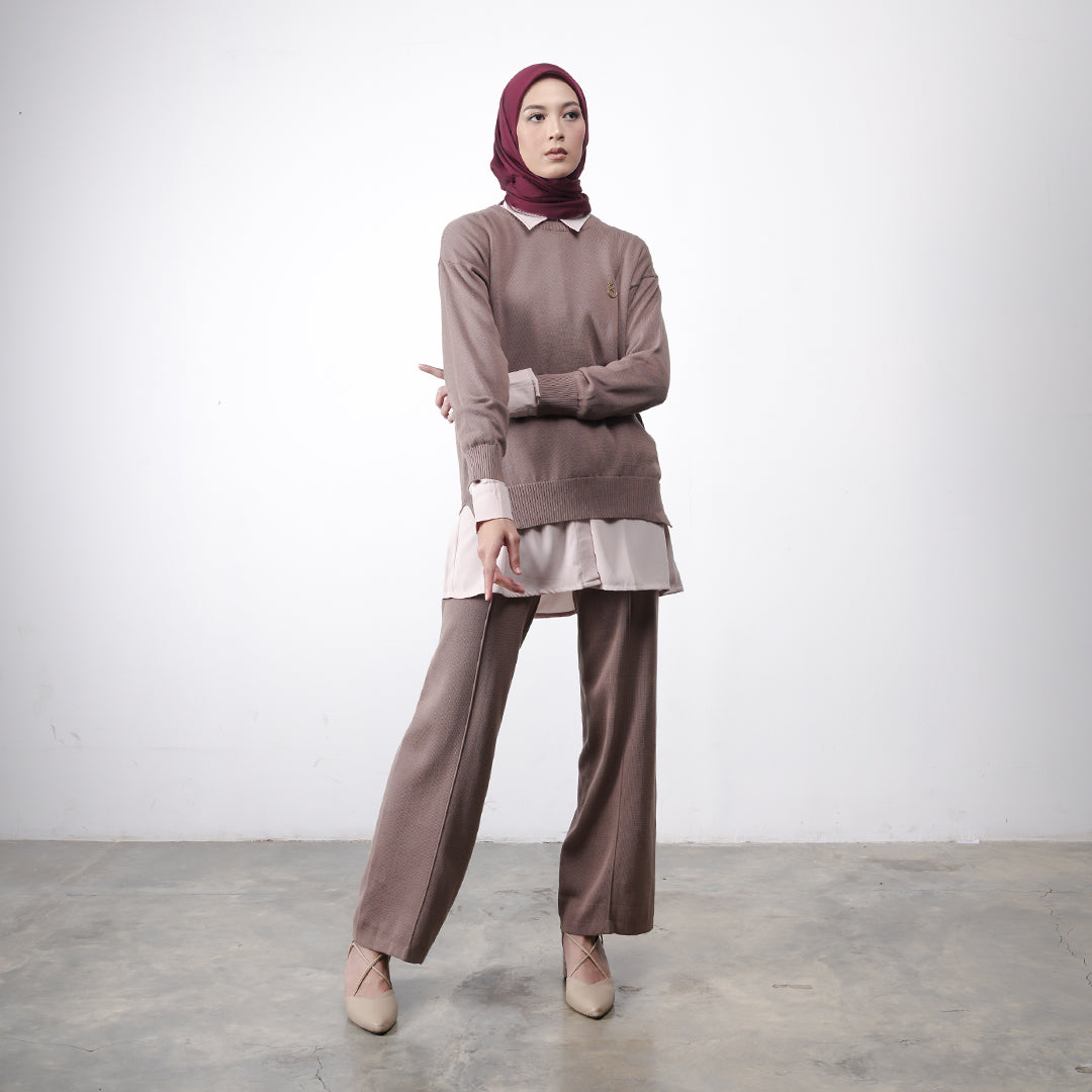 Kalea Sweater Dark Mocca