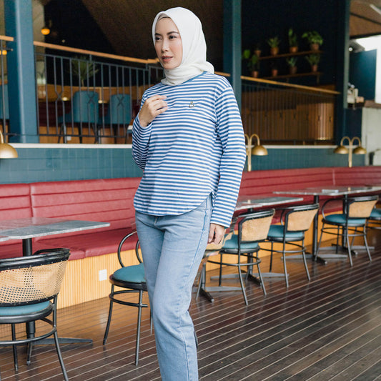 Kalya Top Denim Blue