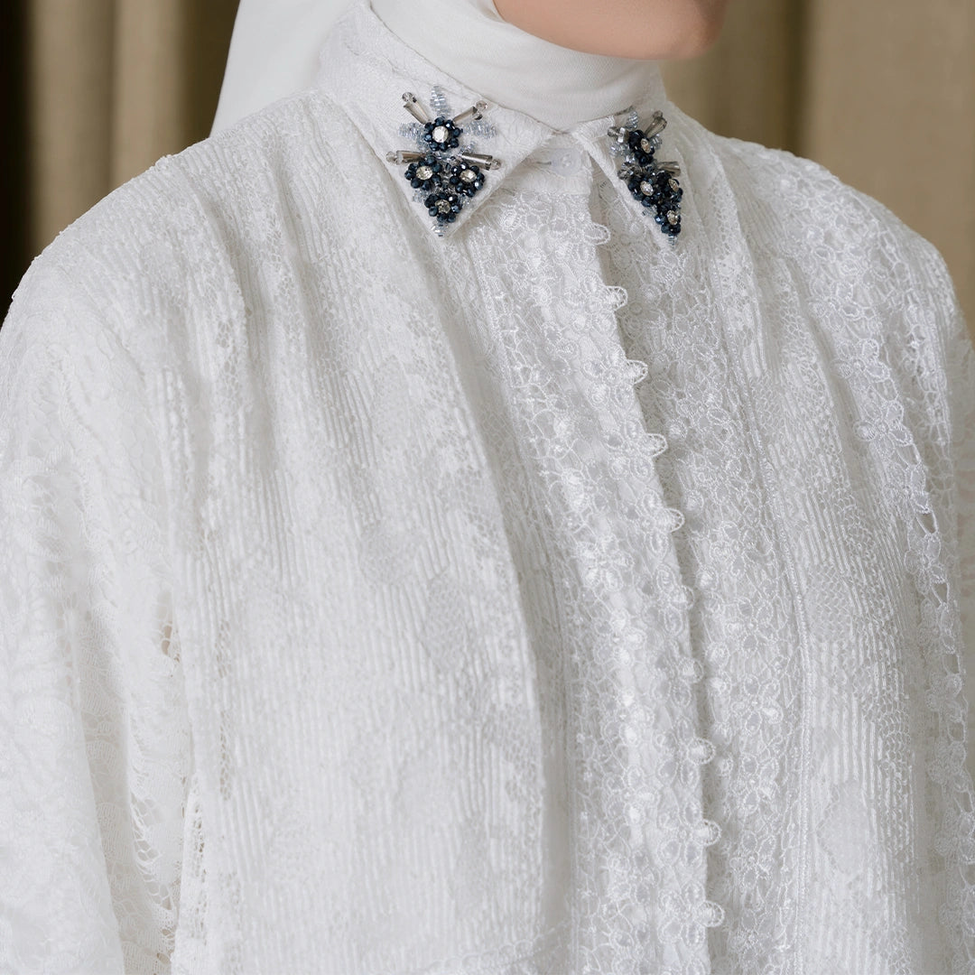 Kelsie Dress Broken White