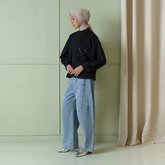 Loune Top Black