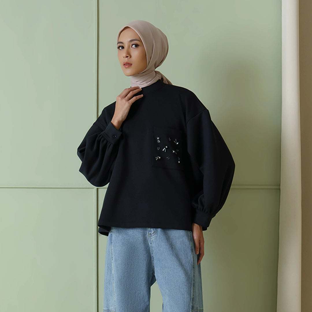 Loune Top Black