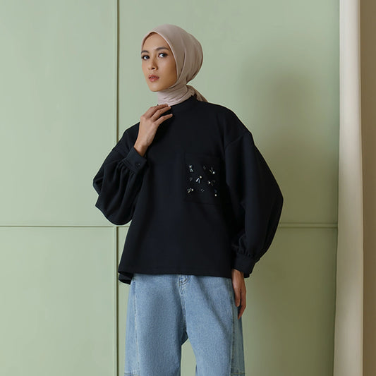Loune Top Black