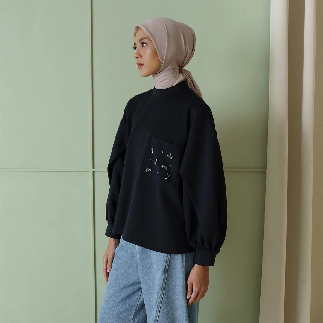 Loune Top Black