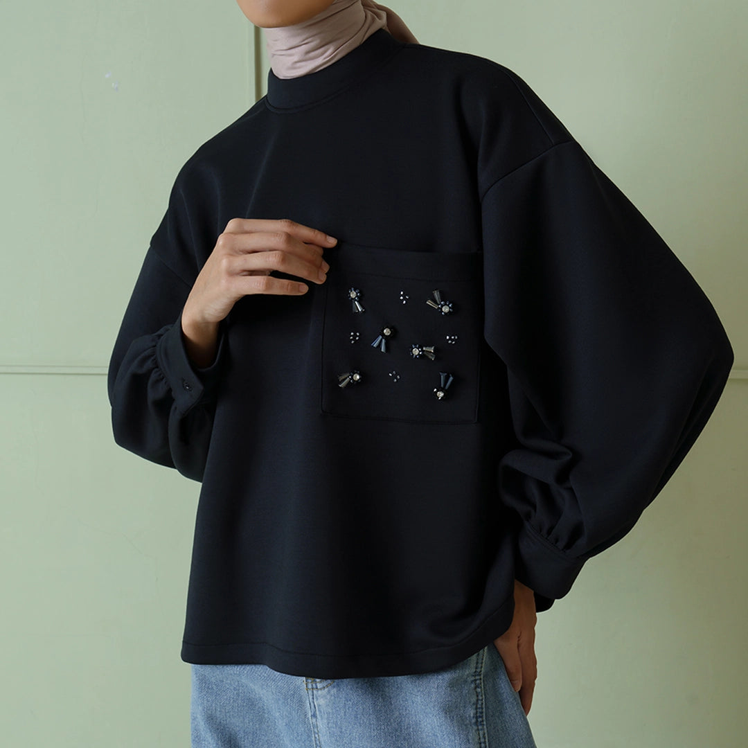 Loune Top Black