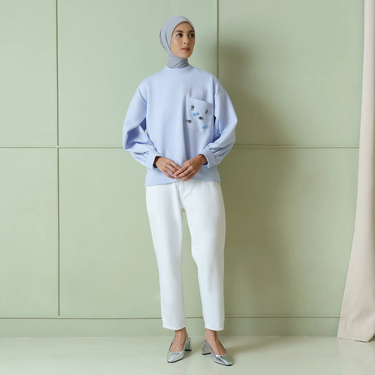 Loune Top Ice Blue