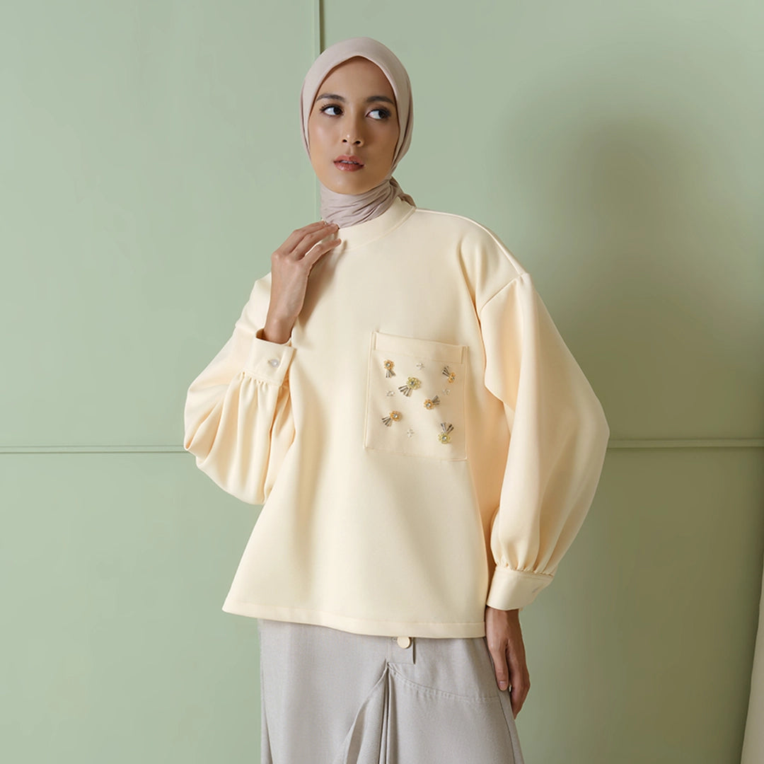 Loune Top Pale Yellow