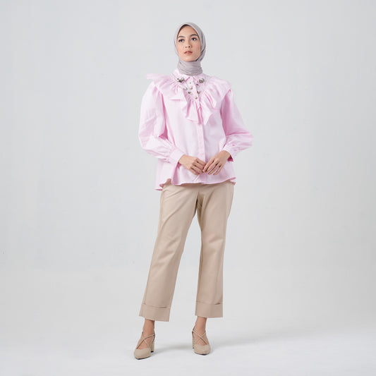 Bria Top Powder Pink