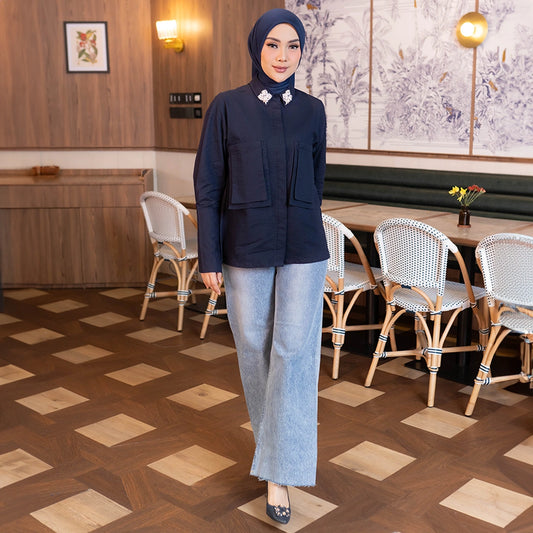 Megan Top 2.0 Navy